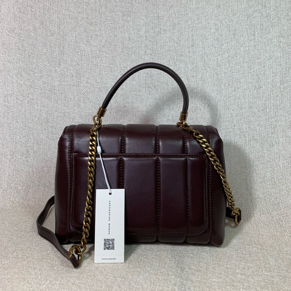 NEW Tory Burch Tempranillo Kira Small Top-Handle Satchel/Shoulder/Crossbody Bag - Picture 5 of 16